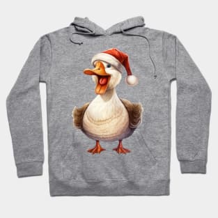 Vintage Christmas Goose Hoodie